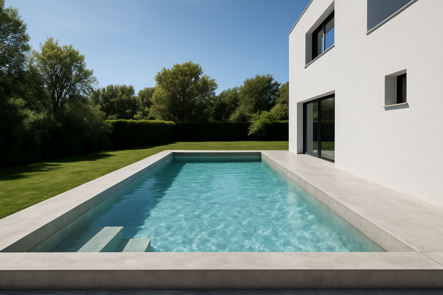 κατασκευή πισίνας από μπετόν