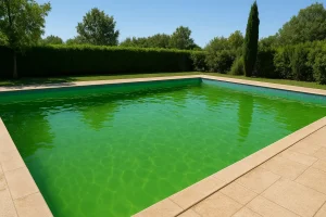 πρασίνισε το νερό της πισίνας